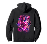 DC Justice League Neon Wonder Woman Sweat à Capuche