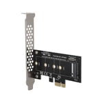 M.2 Pcie-adapter, M.2 till Pci E3.0 X1 expansionskort, m2 Ssd Ngff Nvme(m-nyckel) till Pcie 3.0 X 1 för Des