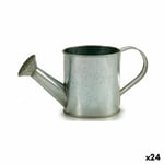 Cache-pot Arrosoir Argenté Zinc 24,5 x 11 x 11 cm [24 Unités]