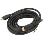 Cable hdmi 2.0 male des deux cotes 5m noir