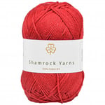 Shamrock Yarns 100% Bomull 8/4 Garn 21 MÃ¸rk JulerÃ¸d