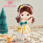 New 16 Cm BJD Mini Doll 13 Movable Joint Girl Baby 3D Big Eyes Beautiful DIY