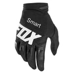 (LBlack---Black)Smartfox Top Race Pyöräilyhanskat Fox Mountain Bicycle Maantiepyörä Moottoripyörä Käsineet BMX ATV MTB Enduro Käsineet Motocross Unisex Moottoripyöräkäsineet