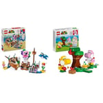 LEGO Super Mario Ensemble d'Extension Aventure dans l'Épave Engloutie avec Dorrie, Jouet pour Garçon & Super Mario Ensemble d'Extension Forêt de Yoshi, Jouet à Collectionner pour Garçons, Filles