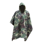 Manteau De Pluie Imperméable De Style Militaire Avec Imprimé Camouflage,Caban De Moto Pour Homme Et Femme