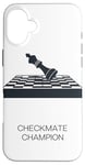 Coque pour iPhone 16 Plus Champion d'échecs pour les amateurs de jeu