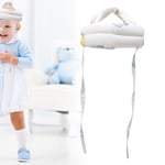 (White)Infant Baby Safety Helmet Children Safety Headguard Harnesses Protection