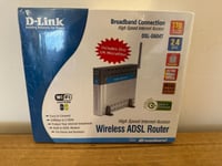 BOXED D-LINK AIRPLUS DSL-G604T WIRELESS G ROUTER UK SELLER FREE P&P #15C