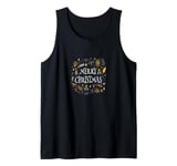 Merry Christmas - Happy Holiday - Happy New Year - Xmas Tree Tank Top