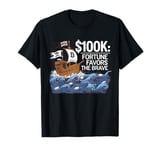 bitcoin at 100k: fortune favors the brave, bitcoin crypto T-Shirt