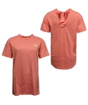 Puma Bow Elongated Womens T-Shirt Tee Short Sleeve Top Shell Pink 850236 11 A56E - Size Small