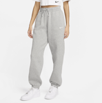 Nike Women's High-waisted Oversized Tracksuit Bottoms Sportswear Phoenix Fleece Urheilu DARK GREY HEATHER/SAIL