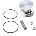 Piston complet 44,7mm tronçonneuse compatible avec Stihl MS261 et MS271