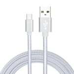 Câble de chargeur USB C,câble de données,charge rapide,type C,Xiaomi 9,Samsung Galaxy S20 Ultra,S10,5G Plus,Note 10 Lite,3 m - Type silver-0.25m