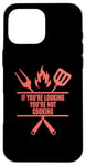 iPhone 16 Pro Max Funny Cooking BBQ Grilling Mom Dad in Living Coral color Case