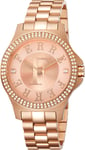 Ferre Milano Womens FM1L022M0081 Rose Gold Watch/Band/Dial - Silver & Gold - One Size