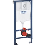 Grohe Solido 4i1 indbygningscisterne, 113 cm, betjeningsplade, krom