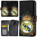 Xiaomi Redmi Note 9 - Plånboksfodral/Skal Real Madrid