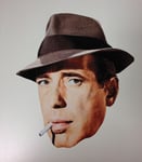 Humphrey Bogart Single 2D Card Face Mask - Great for Hollywood Themed Parties