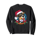 Dog Happy Christmas - Funny Christmas Sweatshirt