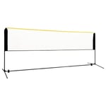 vidaXL Sulkapalloverkko säädettävä 400x103x94-158 cm metalli