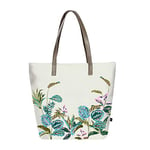 Eco Right Sac à Main Femme Tendance, Sac Cabas Femme | Grand sac fourre-tout en toile de étanche coton organique avec fermeture éclair | Sac de plage, sac bandoulière femme