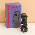 Harts utsmyckningar Moai Stone Staty Blind Box Rolig present