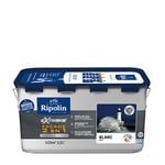 RIPOLIN - Peinture Façade 2 en 1 Extrême Extérieur - Sous-Couche Intégrée - Très Forte Adhérence - Protection Contre Micro-organismes - Résistance aux UV et Intempéries - Mat - 2,5L - Blanc