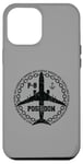 Coque pour iPhone 12 Pro Max P-8 Poseidon Avion militaire style vintage avant et arrière