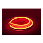 Ecolife Lighting - 1 mètre de Néon Flexible led Rouge - 220V - 10W - IP67 (Prise non fournie)