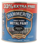 Hammerite 5158235 750ml Metal Paint - Smooth Black