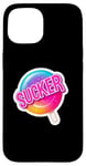 Coque pour iPhone 15 Bonbons Funny Sucker Lolly Pop Lollypop Colorful Sweet Tooth