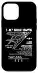 iPhone 12 mini F117 Stealth Nighthawk Specs Military Aircraft F117 Case