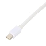 New 3 In1 Converter MiniDP To DVI VGA Cable Adapter No Need External Pow