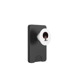 Black Afro Smart Teacher Student Back To School PopSockets PopWallet for MagSafe