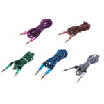1m Braided 3.5mm Jack Stereo Audio Extension Male To Auxili Blue