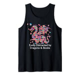 Easily Distracted by Dragons and Books Nerds Tank Top