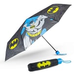 BONNYCO Parapluie Pliant Batman Parapluie Enfant Noir pour Sac, Voyage ou Sac a Dos | Parapluie Anti Tempete avec Structure Renforcée | Mini Parapluie de Poche Garçon – Cadeau Original Enfant