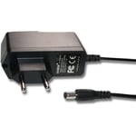 Vhbw - 220V Bloc d'alimentation câble de chargement 10W (5V/2A) à prise ronde pour lecteur de disques, disque dur, batterie etc.