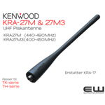 Kenwood UHF Antenne KRA-27M (440-490MHz) & KRA27M3 (400-450MHz) (NX-Serie & TK-Serie)