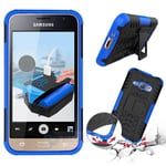 Samsung Galaxy J1 2016      Heavy Duty Case    Blue