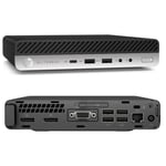 HP EliteDesk 800 G3, Tower, Core i5 6500/3.2 GHz, 8GB/240GB, HD Graphics 530, Gi Refurbished stationær computer