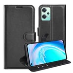 Oneplus Nord Ce 2 Lite      Pu Wallet Case    [Black]