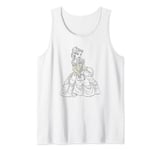 Disney Princess Belle Seated Sketch Tank Top