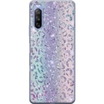 Sony Xperia 10 III Genomskinligt Skal Glitter Leopard