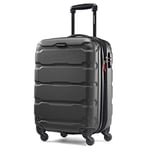 Samsonite Omni Pc Hardside Expandable Luggage, Black, Carry-On 20-Inch, Omni Pc Hardside Expandable Luggage with Spinner Wheels