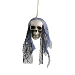 Skull Decor Prop Skeleton Head Muovi 1:1 Malli Halloween Style Haunted House Party Kodinsisustus Pelitarvikkeet Korkealaatuiset