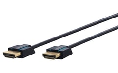 Clicktronic Ultra-Slim høyhastighets HDMI-kabel med Ethernet, 3m