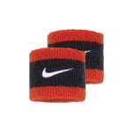 Poignets NIKE Swoosh Bracelet N0001565611OS Noir Rouge Gym Tennis Basket-Ball