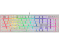 Genesis Keyboard Gaming Keyboard Genesis Thor 303 White Fr Rgb Lighting Mechanical Brown Switch